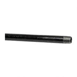 B&K Mueller - Schedule 40, 1/2" Diam x 72" Long Steel Black Pipe Nipple - Threaded - Americas Industrial Supply