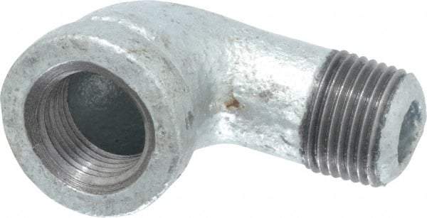 B&K Mueller - Class 150, 3/8" Galvanized Pipe 90° Street Elbow - Threaded, Malleable Iron - Americas Industrial Supply