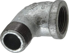 Value Collection - Class 150, 3/4" Galvanized Pipe 90° Street Elbow - Threaded, Malleable Iron - Americas Industrial Supply