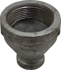 B&K Mueller - Class 150, 1-1/2 x 1/2" Galvanized Pipe Reducing Coupling - Threaded, Malleable Iron - Americas Industrial Supply