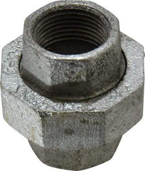 Value Collection - Class 150, 3/4" Galvanized Pipe Union - Threaded, Malleable Iron - Americas Industrial Supply