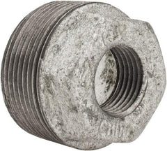 B&K Mueller - Class 150, 1-1/4 x 1/2" Galvanized Pipe Hex Bushing - Threaded, Malleable Iron - Americas Industrial Supply