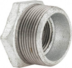 B&K Mueller - Class 150, 1-1/2 x 1" Galvanized Pipe Hex Bushing - Threaded, Malleable Iron - Americas Industrial Supply