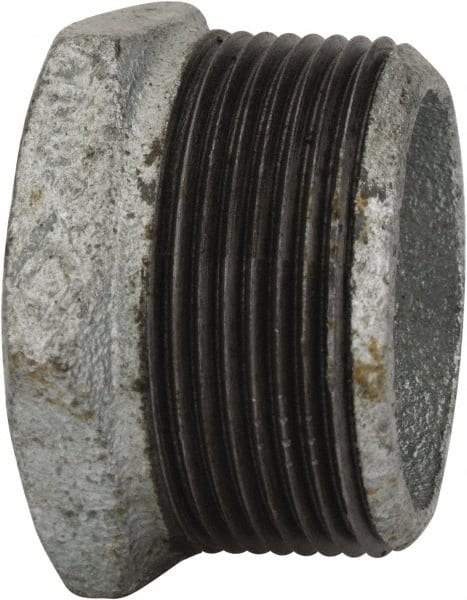B&K Mueller - Class 150, 1-1/2 x 1-1/4" Galvanized Pipe Hex Bushing - Threaded, Malleable Iron - Americas Industrial Supply