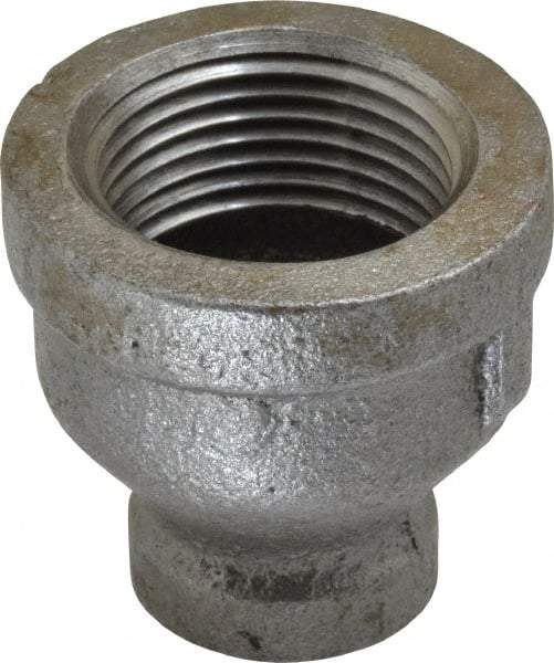 B&K Mueller - Size 3/4 x 1/4", Class 150, Malleable Iron Black Pipe Reducing Coupling - 150 psi, Threaded End Connection - Americas Industrial Supply