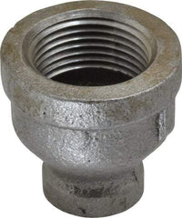 B&K Mueller - Size 3/4 x 1/4", Class 150, Malleable Iron Black Pipe Reducing Coupling - 150 psi, Threaded End Connection - Americas Industrial Supply