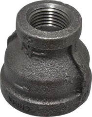 B&K Mueller - Size 1 x 1/2", Class 150, Malleable Iron Black Pipe Reducing Coupling - 150 psi, Threaded End Connection - Americas Industrial Supply
