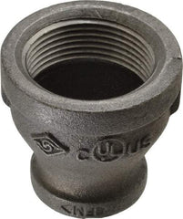 B&K Mueller - Size 1-1/4 x 3/4", Class 150, Malleable Iron Black Pipe Reducing Coupling - 150 psi, Threaded End Connection - Americas Industrial Supply