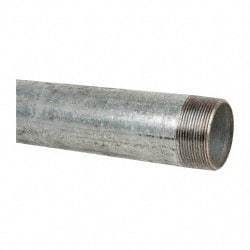 B&K Mueller - Schedule 40, 2 x 18" Galvanized Pipe Nipple - Threaded Steel - Americas Industrial Supply