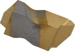 Kennametal - NJK3012 Grade KC730, External UNJ Threading Insert - 14 TPI Ext Pitch, Right Hand Insert, TiN Finish, Carbide - Americas Industrial Supply