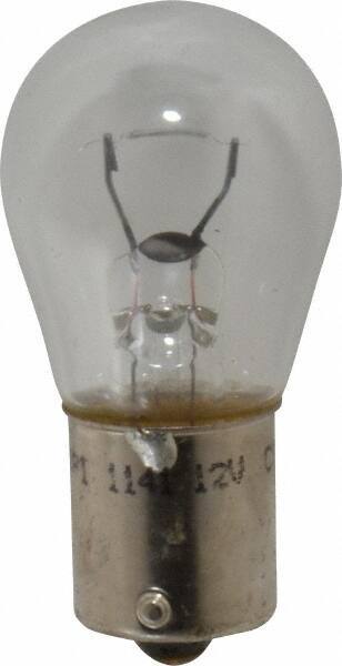 Value Collection - 12 Volt, Stop & Flasher Automotive Miniature Lamp - 18.43 Watt, Clear - Americas Industrial Supply