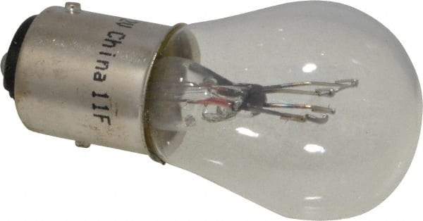 Value Collection - 12 Volt, Stop & Tail Automotive Miniature Lamp - 26.88/8.26 Watt, Clear - Americas Industrial Supply