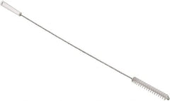 Vikan - 1" Diam Polyester Valve Brush - 34-1/4" OAL, 6-3/16" Head Length, Polypropylene & Stainless Steel Handle - Americas Industrial Supply