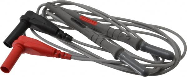 Pomona - Red/Black Electrical Test Equipment Probe - Use with Digital Multimeters - Americas Industrial Supply