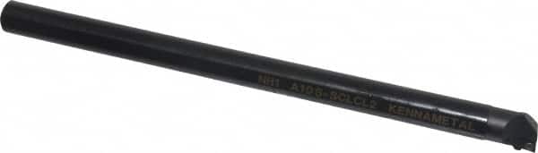 Kennametal - 19.56mm Min Bore Diam, 10" OAL, 5/8" Shank Diam, A-SCLC Indexable Boring Bar - CC.. Insert, Screw Holding Method - Americas Industrial Supply