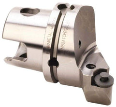 Kennametal - Left Hand Cut, Size KM80, RC.. 2006M0 Insert Compatiblity, Internal Modular Turning & Profiling Cutting Unit Head - 53mm Ctr to Cutting Edge, 70mm Head Length, Through Coolant, Series Kenlever - Americas Industrial Supply