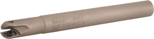 Iscar - 1/2" Cut Diam, 0.4" Max Depth of Cut, 1/2" Shank Diam, 4.72" OAL, Indexable Ball Nose End Mill - 1.18" Head Length, Straight Shank, BCM Toolholder, BCR... Insert - Americas Industrial Supply