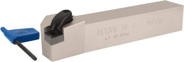 Iscar - DCLN, Right Hand Cut, 95° Lead Angle, 1" Shank Height x 1" Shank Width, Negative Rake Indexable Turning Toolholder - 6" OAL, CN.. Insert Compatibility, Series Isoturn - Americas Industrial Supply