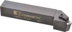 Kennametal - CSSP, Left Hand Cut, 45° Lead Angle, 1" Shank Height x 1" Shank Width, Positive Rake Indexable Turning Toolholder - 6" OAL, SP..42. Insert Compatibility, Series Kendex - Americas Industrial Supply