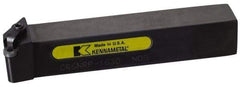 Kennametal - CRGN, Left Hand Cut, 8° Lead Angle, 1-1/4" Shank Height x 1-1/4" Shank Width, Negative Rake Indexable Turning Toolholder - 6" OAL, RN..42. Insert Compatibility, Series Kendex - Americas Industrial Supply
