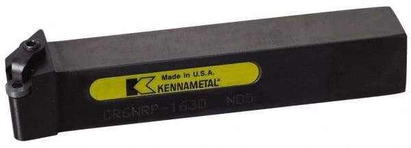 Kennametal - CRGN, Left Hand Cut, 8° Lead Angle, 1" Shank Height x 1" Shank Width, Negative Rake Indexable Turning Toolholder - 6" OAL, RN..32. Insert Compatibility, Series Kendex - Americas Industrial Supply