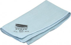 Rubbermaid - Dry Microfiber Wipes - 16" x 16" Sheet Size, Blue - Americas Industrial Supply