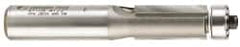 Amana Tool - 1/2" Cut Diam, 1" Length of Cut, 2 Flute Flush Trim Edge Profile Router Bit - Carbide-Tipped, 1/2" Shank Diam, 3-1/4" OAL, Uncoated - Americas Industrial Supply