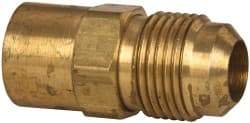 Parker - 5/8" Tube OD, 45° Brass Flared Tube Flare To Solder - 7/8-14 UNF - Americas Industrial Supply
