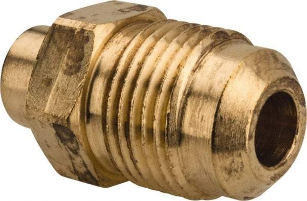 Parker - 1/2" Tube OD, 45° Brass Flared Tube Flare To Solder - 3/4-16 UNF - Americas Industrial Supply