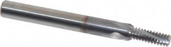 Vargus - #10-32, #12-32 to 3/8-32 UNEF, UNF, 0.15" Cutting Diam, 3 Flute, Solid Carbide Helical Flute Thread Mill - Internal Thread, 0.391" LOC, 1.772" OAL, 3/16" Shank Diam - Americas Industrial Supply