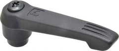 KIPP - 1/2-13, 1" Hub Diam, Glass Fiber (Steel Components) Tapped Adjustable Clamping Lever - 4.29" OAL, 2.4" High, 0.67" Hole Depth - Americas Industrial Supply