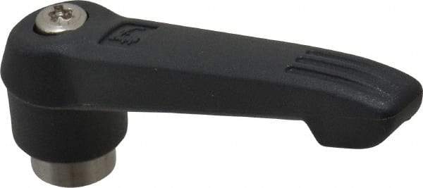 KIPP - 1/4-20, 0.71" Hub Diam, Glass Fiber (Stainless Steel Components) Tapped Adjustable Clamping Lever - 2.95" OAL, 1.63" High, 0.47" Hole Depth - Americas Industrial Supply
