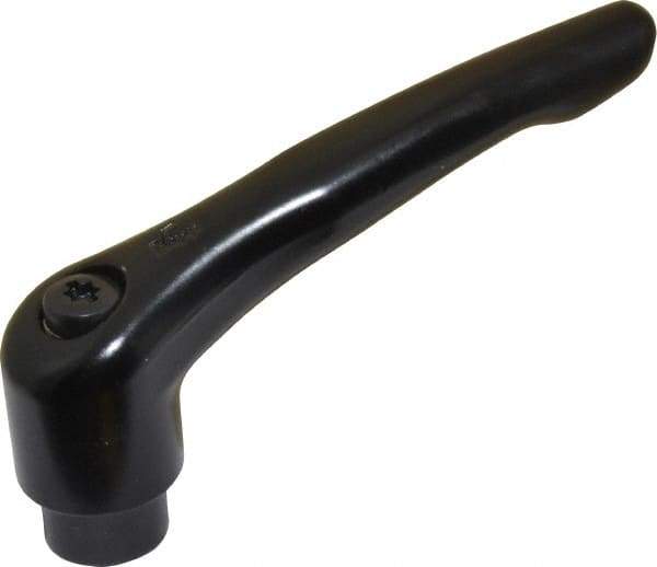 KIPP - 3/8-16, 0.83" Hub Diam, Zinc Die Cast (Steel Components) Tapped Adjustable Clamping Lever - 3.58" OAL, 2.15" High, 0.55" Hole Depth - Americas Industrial Supply