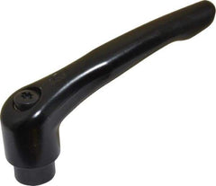 KIPP - 3/8-16, 0.83" Hub Diam, Zinc Die Cast (Steel Components) Tapped Adjustable Clamping Lever - 3.58" OAL, 2.15" High, 0.55" Hole Depth - Americas Industrial Supply