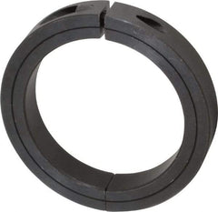 Climax Metal Products - 3-15/16" Bore, Steel, Two Piece Clamp Collar - 5-1/4" Outside Diam, 7/8" Wide - Americas Industrial Supply