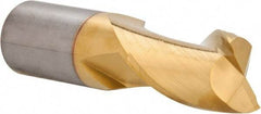 Kennametal - 1", 1-1/2" LOC, 1" Shank Diam, 4" OAL, 2 Flute, Solid Carbide Square End Mill - Single End, TiN/TiCN/TiN Finish, Spiral Flute, 30° Helix, Centercutting, Right Hand Cut, Right Hand Flute, Series HEC - Americas Industrial Supply
