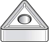 Kennametal - TNMG433 Grade K68 Carbide Turning Insert - Uncoated, 60° Triangle, 1/2" Inscr Circle, 3/16" Thick, 3/64" Corner Radius - Americas Industrial Supply