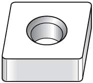 Kennametal - CNMA544 T0820 Grade KY3500 Ceramic Turning Insert - Uncoated, 80° Diamond, 5/8" Inscr Circle, 1/4" Thick, 1/16" Corner Radius - Americas Industrial Supply