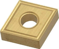 Kennametal - CNMG431 Grade KC850 Carbide Turning Insert - TiC/TiCN/TiN Finish, 80° Diamond, 1/2" Inscr Circle, 3/16" Thick, 1/64" Corner Radius - Americas Industrial Supply