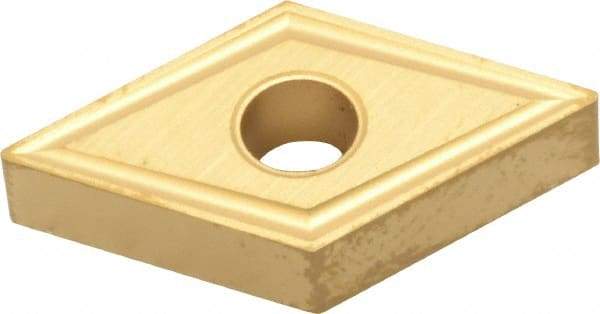 Kennametal - DNMG431 Grade KC850 Carbide Turning Insert - TiC/TiCN/TiN Finish, 55° Diamond, 1/2" Inscr Circle, 3/16" Thick, 1/64" Corner Radius - Americas Industrial Supply