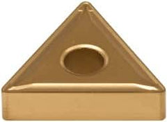 Kennametal - TNMG432 K Grade KC850 Carbide Turning Insert - TiC/TiCN/TiN Finish, 60° Triangle, 1/2" Inscr Circle, 3/16" Thick, 1/32" Corner Radius - Americas Industrial Supply