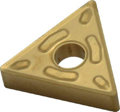 Kennametal - TNMG432 P Grade KC850 Carbide Turning Insert - TiC/TiCN/TiN Finish, 60° Triangle, 1/2" Inscr Circle, 3/16" Thick, 1/32" Corner Radius - Americas Industrial Supply