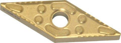 Kennametal - VNMG331 P Grade KC850 Carbide Turning Insert - TiC/TiCN/TiN Finish, 35° Diamond, 3/8" Inscr Circle, 3/16" Thick, 1/64" Corner Radius - Americas Industrial Supply