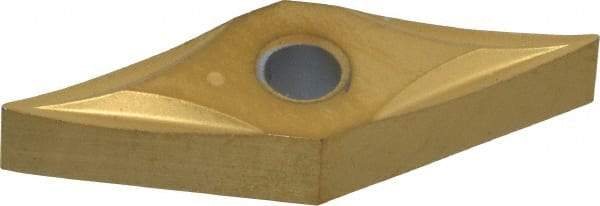 Kennametal - VNGP330.5 Grade KC730 Carbide Turning Insert - TiN Finish, 35° Diamond, 3/8" Inscr Circle, 3/16" Thick, 0.0079" Corner Radius - Americas Industrial Supply