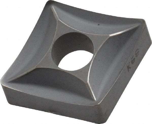 Kennametal - CNMS432 Grade K68 Carbide Turning Insert - Uncoated, 80° Diamond, 1/2" Inscr Circle, 3/16" Thick, 1/32" Corner Radius - Americas Industrial Supply