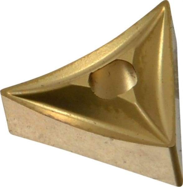 Kennametal - TNMS331 Grade KC850 Carbide Turning Insert - TiC/TiCN/TiN Finish, 60° Triangle, 3/8" Inscr Circle, 3/16" Thick, 1/64" Corner Radius - Americas Industrial Supply