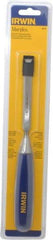 Irwin - 10-3/4" OAL x 1/2" Blade Width Wood Chisel - Polypropylene Handle - Americas Industrial Supply