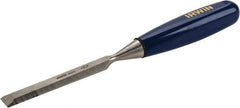 Irwin - 10-3/4" OAL x 5/8" Blade Width Wood Chisel - Polypropylene Handle - Americas Industrial Supply