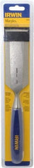 Irwin - 10-3/4" OAL x 2" Blade Width Wood Chisel - Polypropylene Handle - Americas Industrial Supply