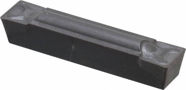 Kennametal - 0605M0G GMN Grade KC5025, 6.05mm Cutting Width Carbide Grooving Insert - 4.9mm Max Depth of Cut, Neutral, 0.4mm Corner Radius, TiAlN Finish - Americas Industrial Supply